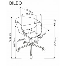 Biroja krēsls BILBO